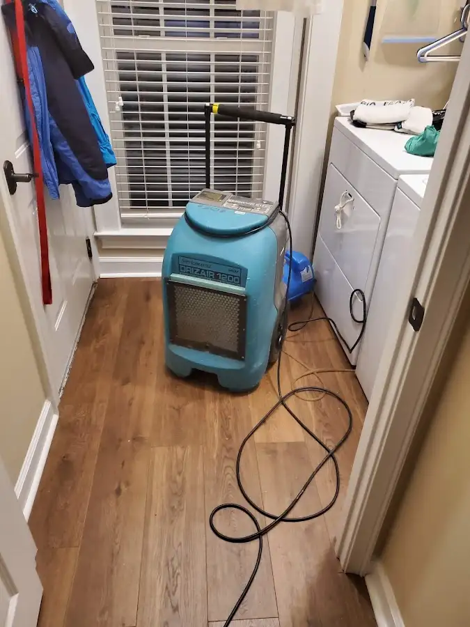 Commercial dehumidifier deployed for Crawl Space Restoration in Larchmont