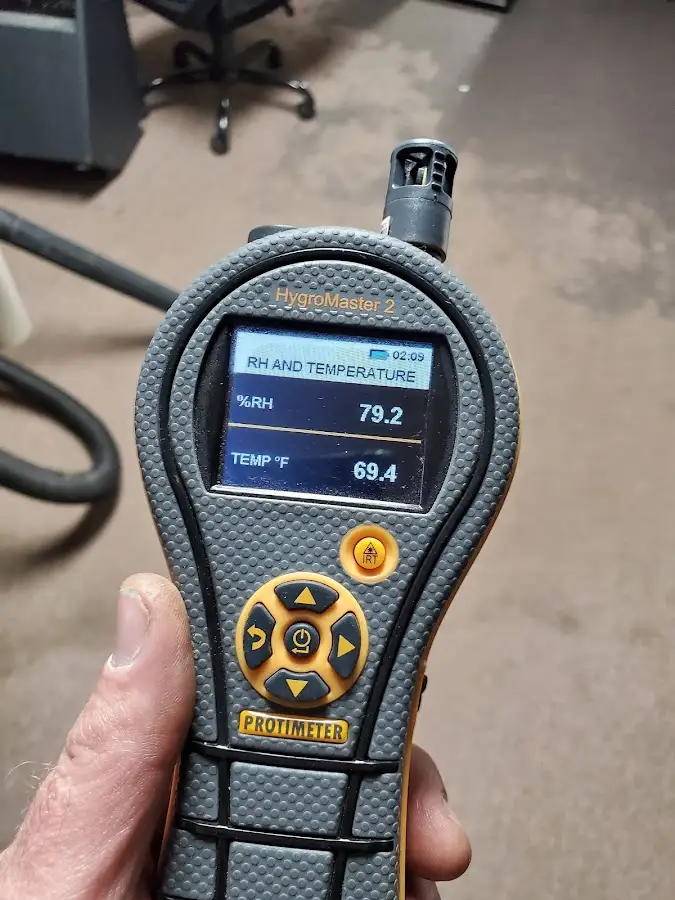 Moisture meter humidity assessment for Fire & Smoke Damage Restoration in Larchmont